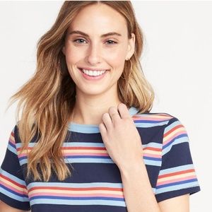 Multi-Color Stripe Softest Tee